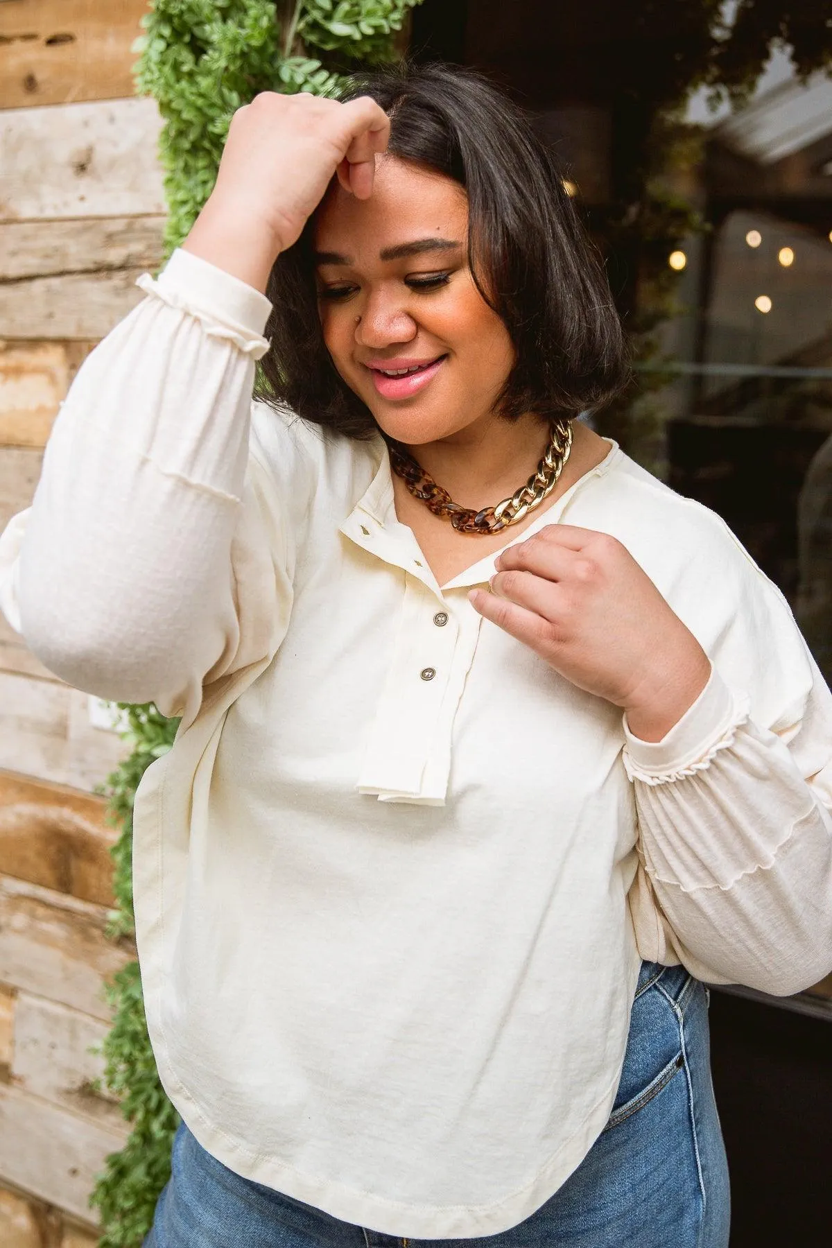 Hazel Blues® | Osaka Top In Cream