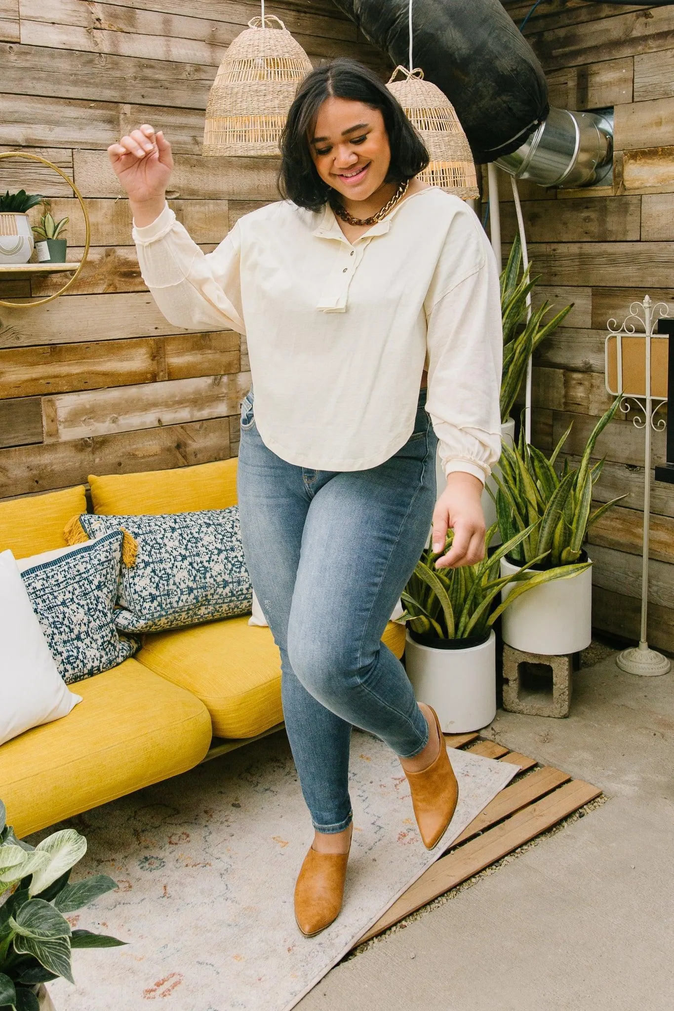 Hazel Blues® | Osaka Top In Cream