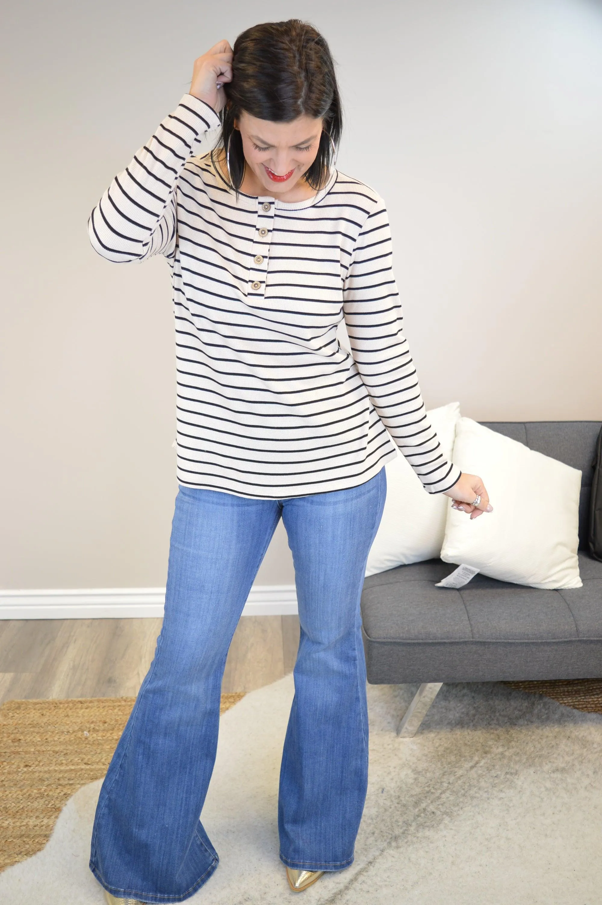 Hazel Blues® | Stripe Right Top