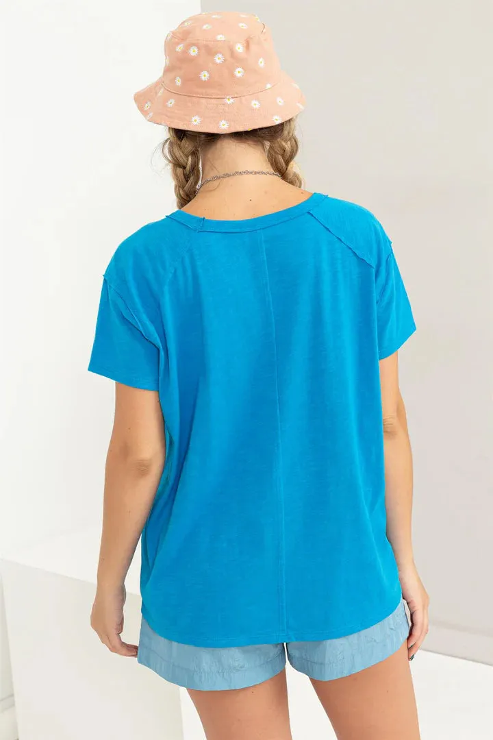 Hazel T-Shirt In Blue