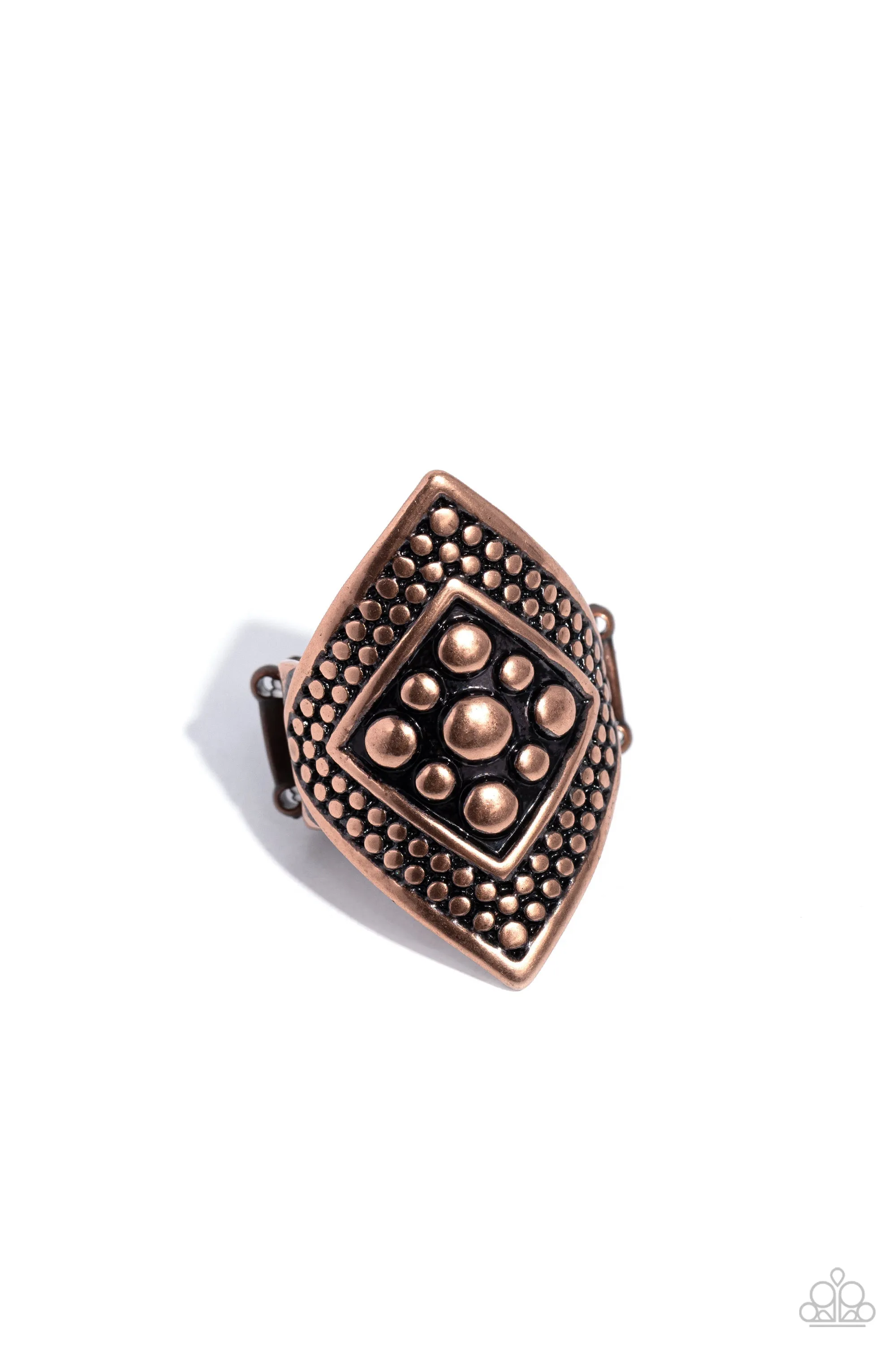Hey, Hot STUD! - Copper Ring - Paparazzi Accessories