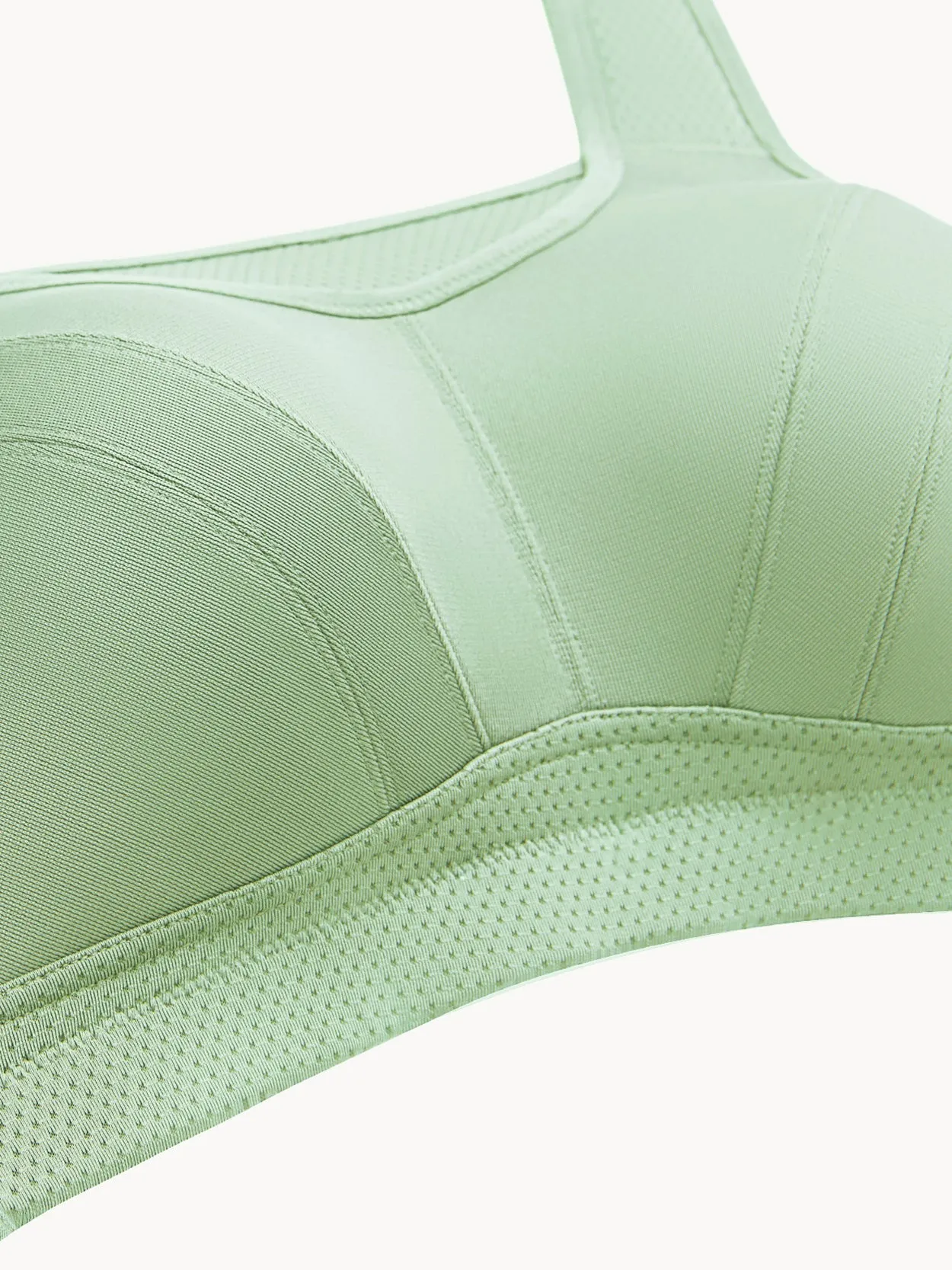 High Impact Large Bust Full Coverage Workout Bras Purple Green