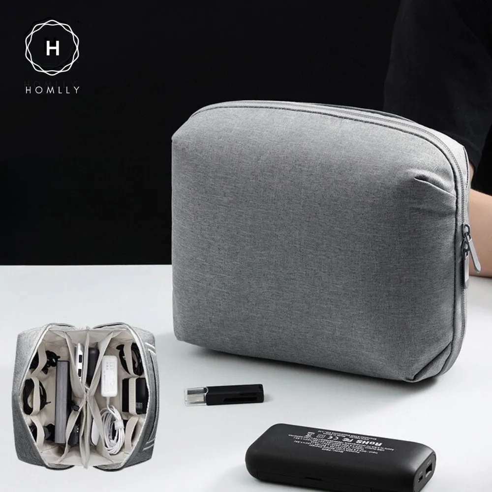 Homlly Volcano Travel Pouch Electronics Accessories Organizer Bag