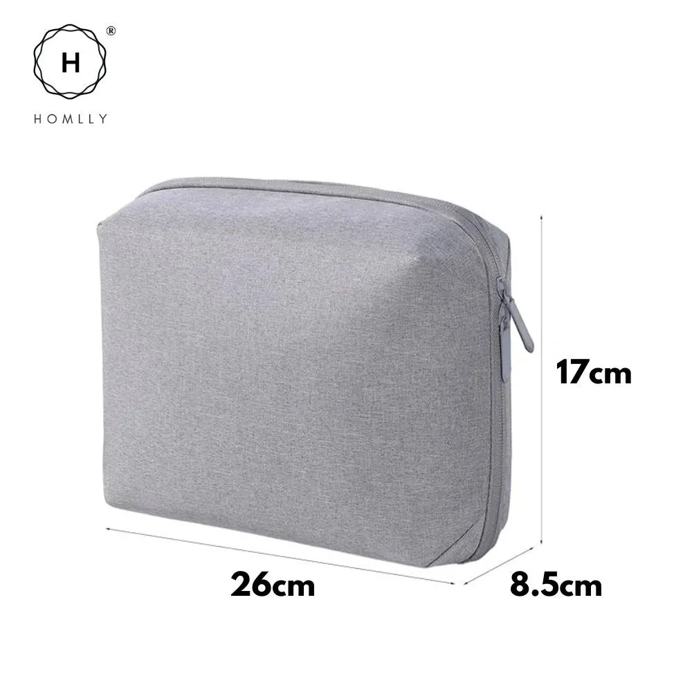 Homlly Volcano Travel Pouch Electronics Accessories Organizer Bag