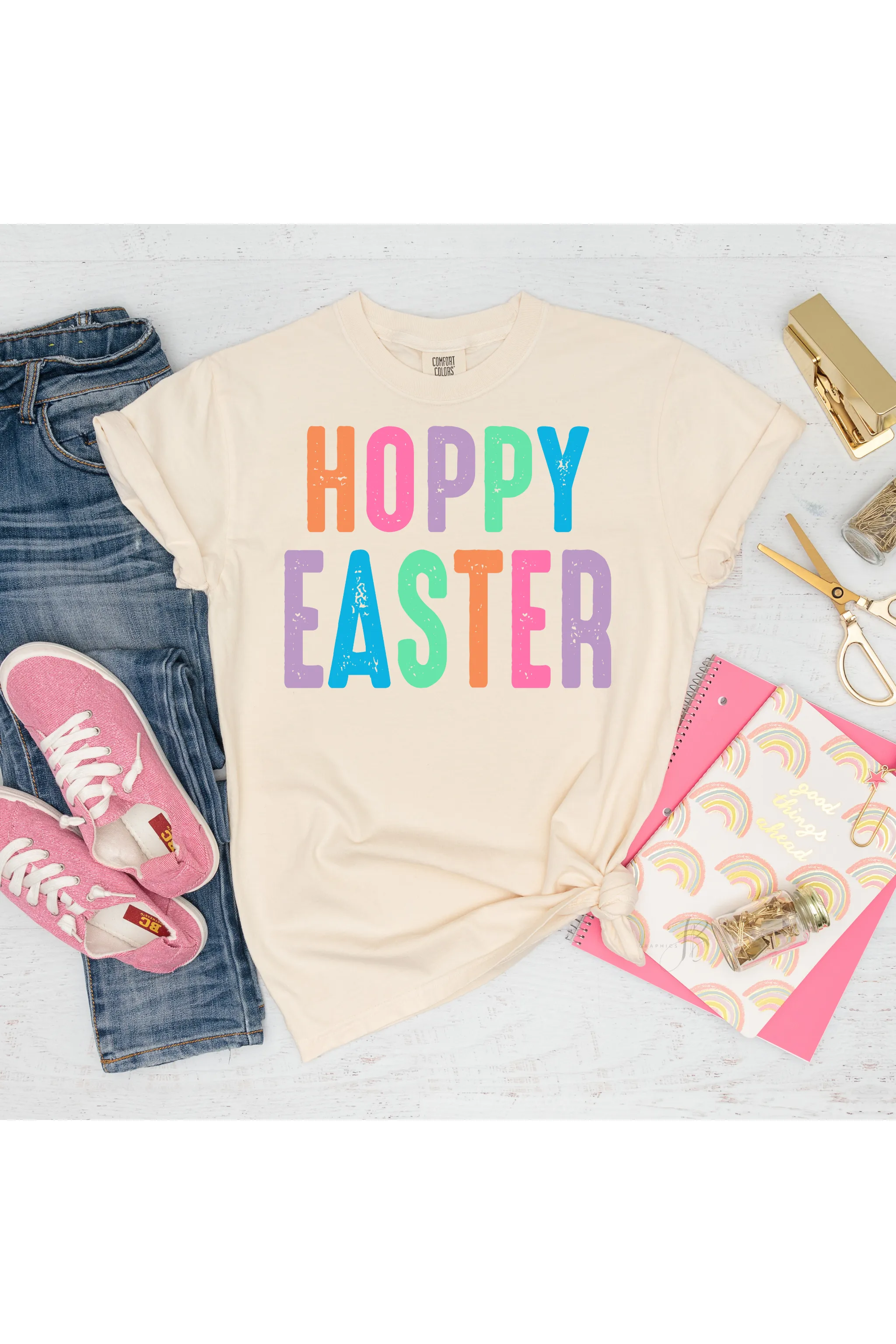 Hoppy Easter Comfort Colors T-Shirt