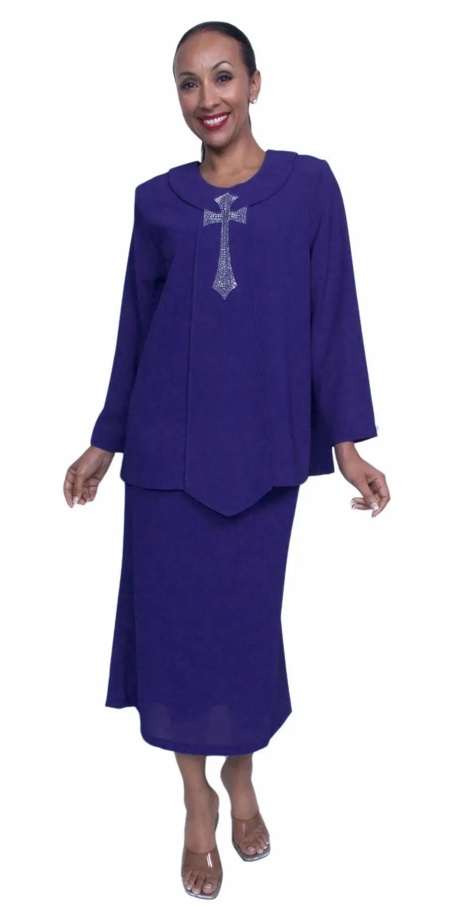 Hosanna 2577 Church Choir 4-Piece Dress Set Skirt Jacket Top