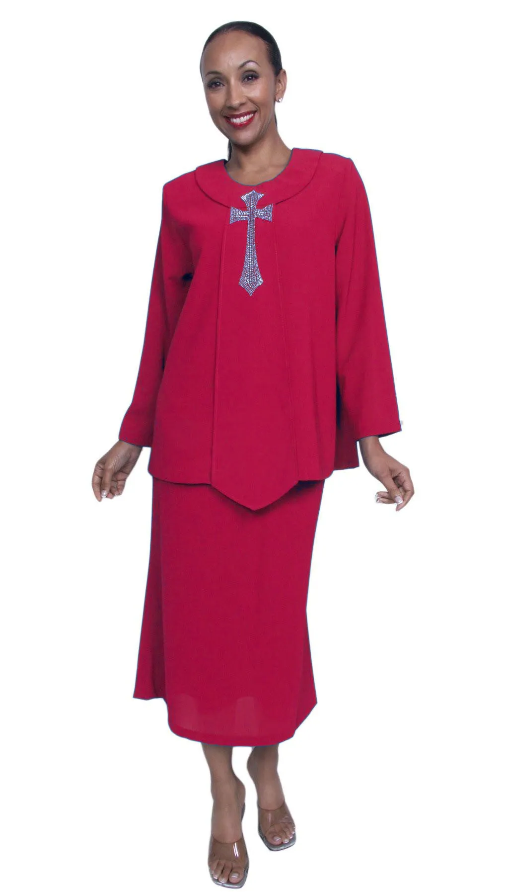 Hosanna 2577 Church Choir 4-Piece Dress Set Skirt Jacket Top