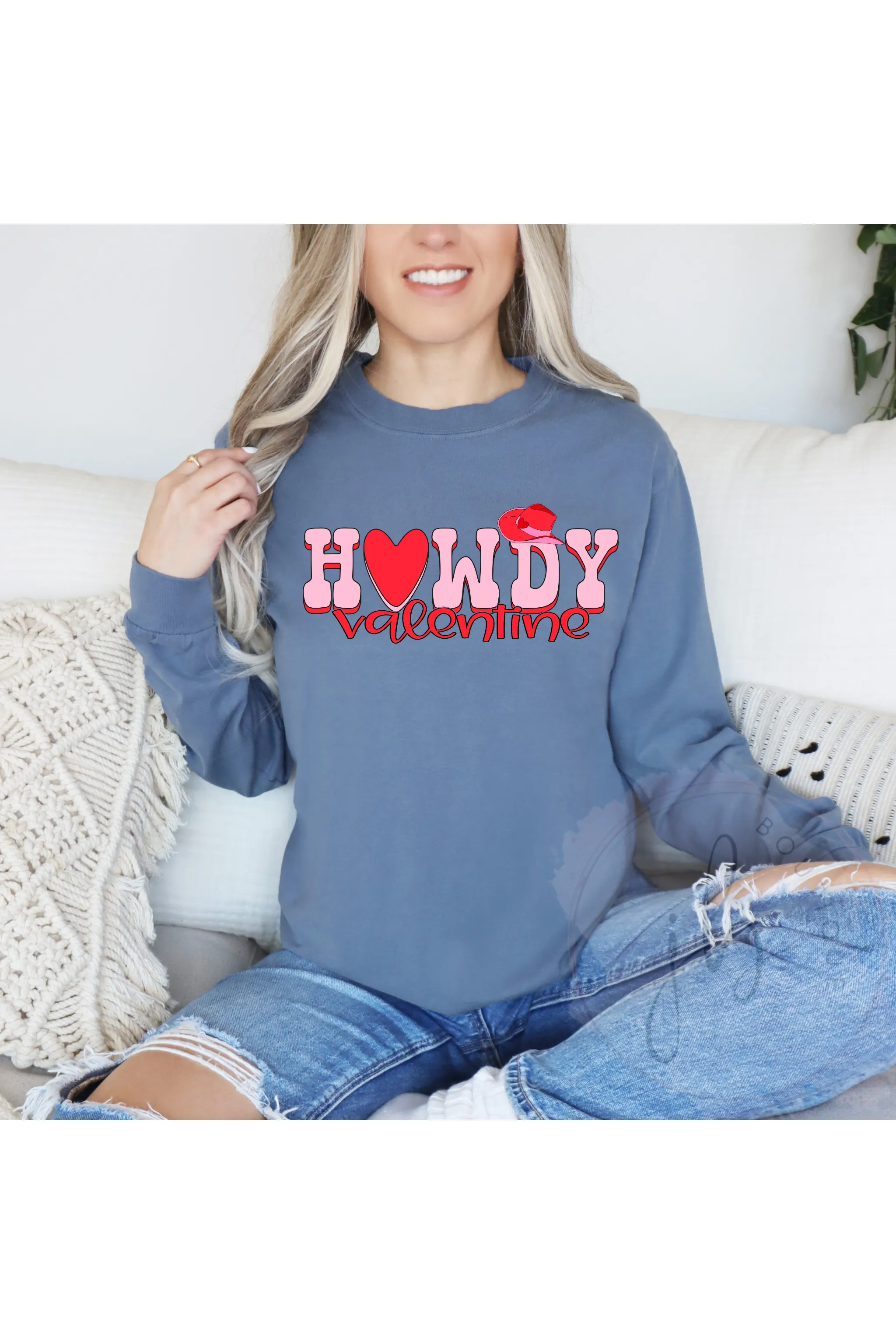 Howdy Valentine Words tee