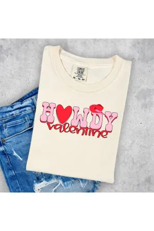 Howdy Valentine Words tee