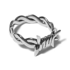 HUF BARBED WIRE RING - SILVER