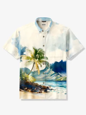 Impressionist Paradise Cotton Shirt