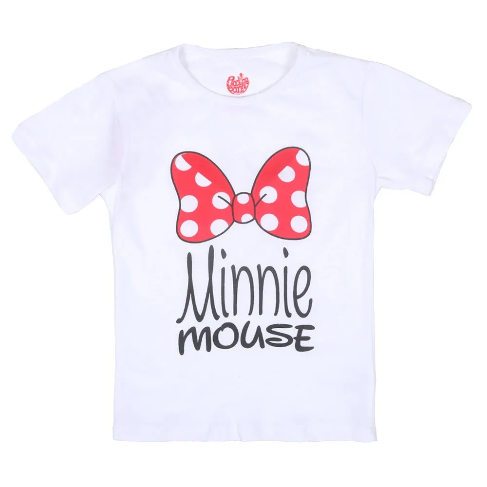 Infant Character Girls T-Shirt - White | Bachaa Party Baby Clothes Girls Tops & T-Shirts