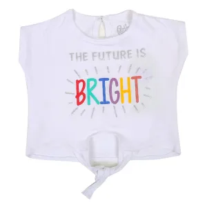 Infant Girls T-Shirt Bright - White | Bachaa Party Baby Clothes Girls Tops & T-Shirts