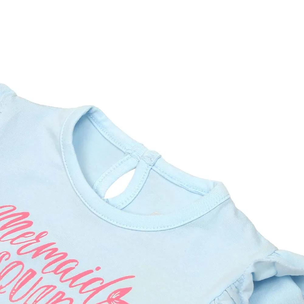 Infant Girls T-Shirt Mermaid Squad - Atomizer | Bachaa Party Baby Clothes Girls Tops & T-Shirts