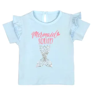Infant Girls T-Shirt Mermaid Squad - Atomizer | Bachaa Party Baby Clothes Girls Tops & T-Shirts