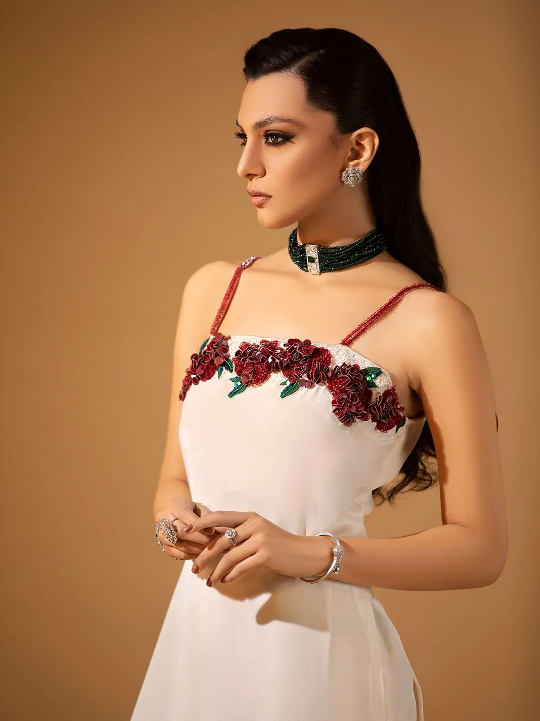 Isadora | Mohtaram NUUR Luxury PRET Collection 2022 | Stitched Silk Suits