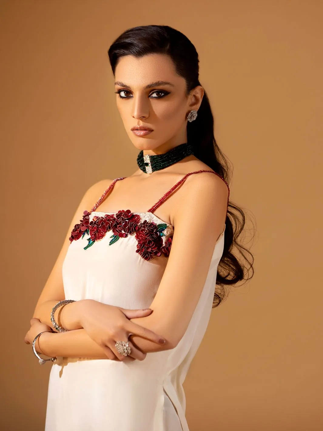 Isadora | Mohtaram NUUR Luxury PRET Collection 2022 | Stitched Silk Suits