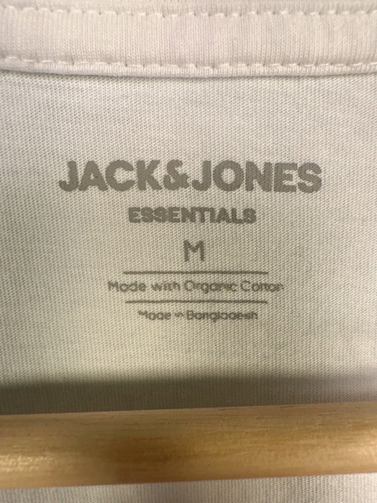 Jack & Jones White Essentials T-Shirt UK M