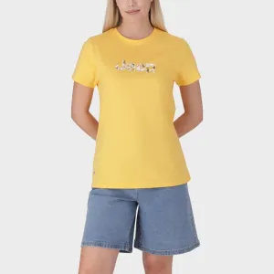 Jeep Women's Graphic T Shirt Yellow