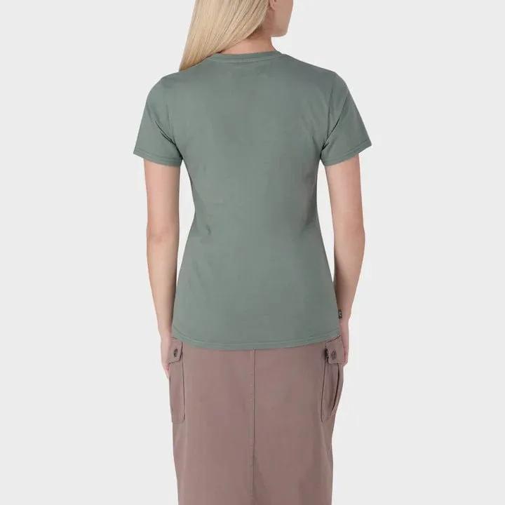 Jeep Women's Organic Core Applique T Shirt Green