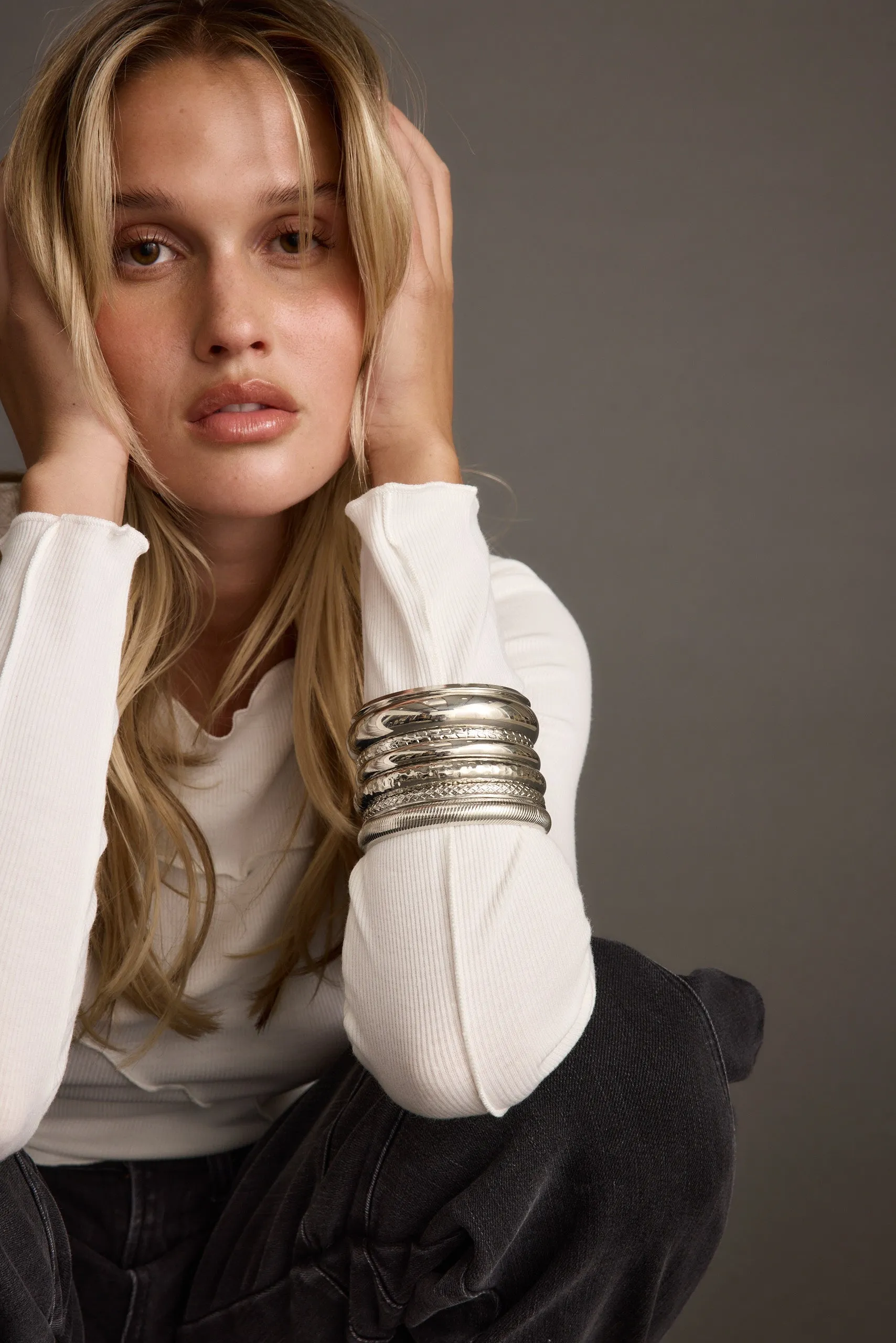 Jesse Silver Bracelet Stack