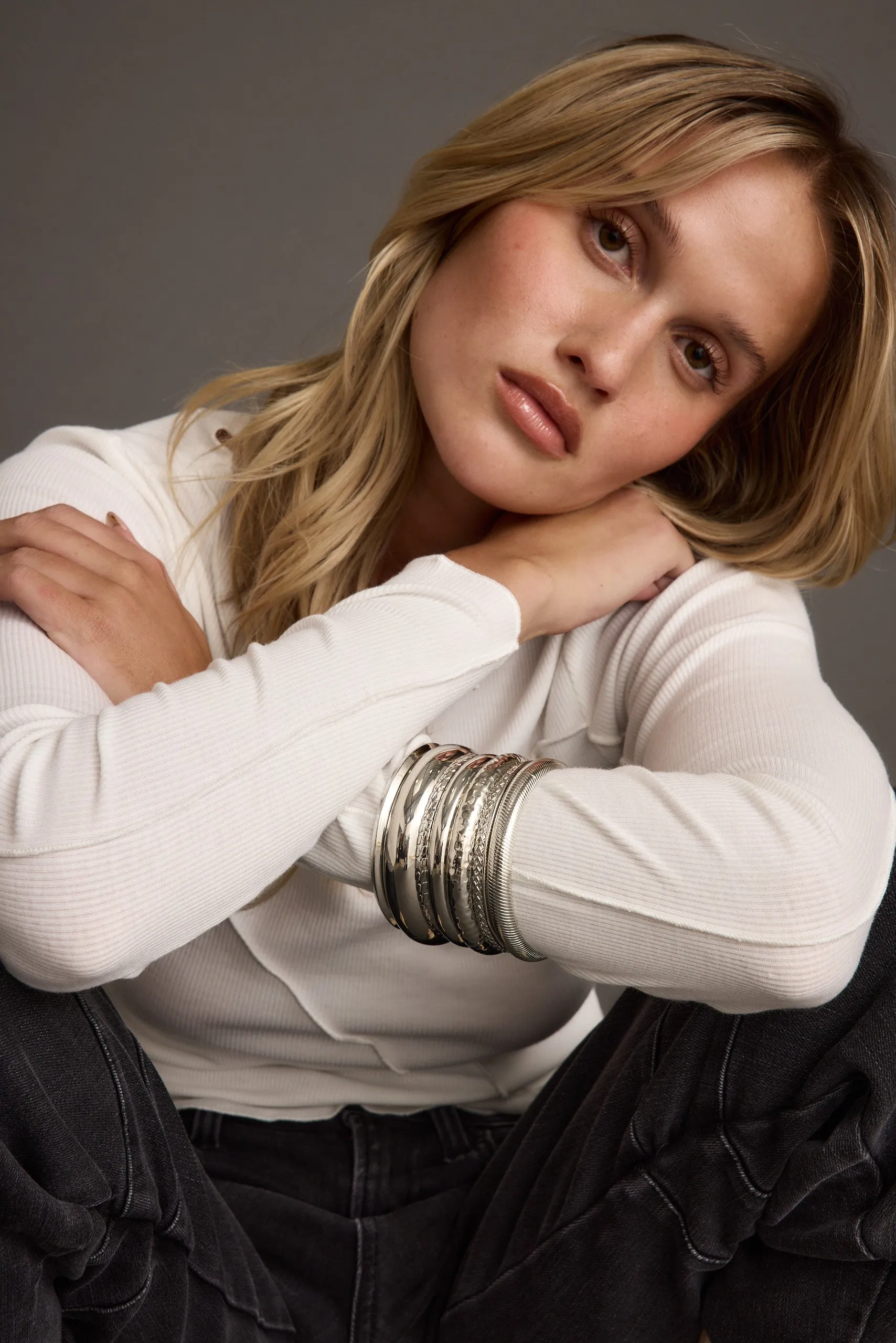 Jesse Silver Bracelet Stack