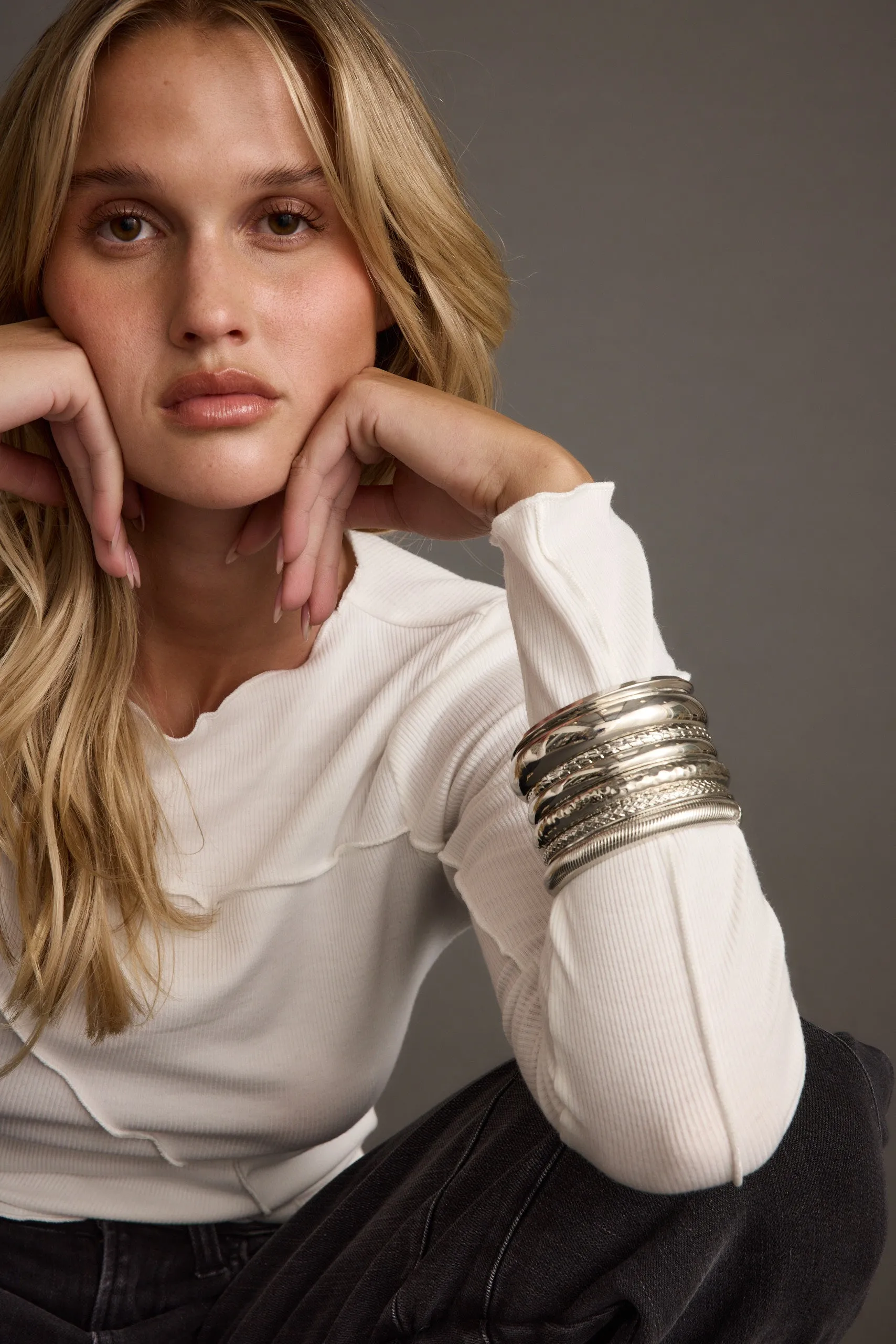 Jesse Silver Bracelet Stack