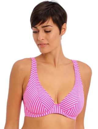 Jewel Cove High-Apex Top AS7230 - Fashion / Stripe Turquoise
