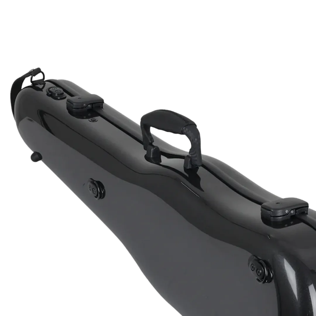 JML Carbon Fibre 1.5 Shaped Violin Case Black 4/4