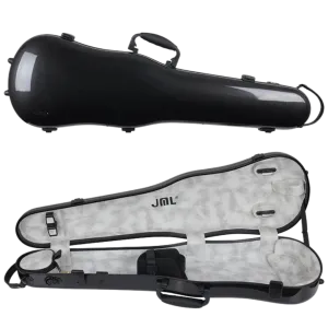 JML Carbon Fibre 1.5 Shaped Violin Case Black 4/4