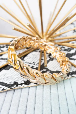 Johanna Goldtone Bubble Stretch Bracelet