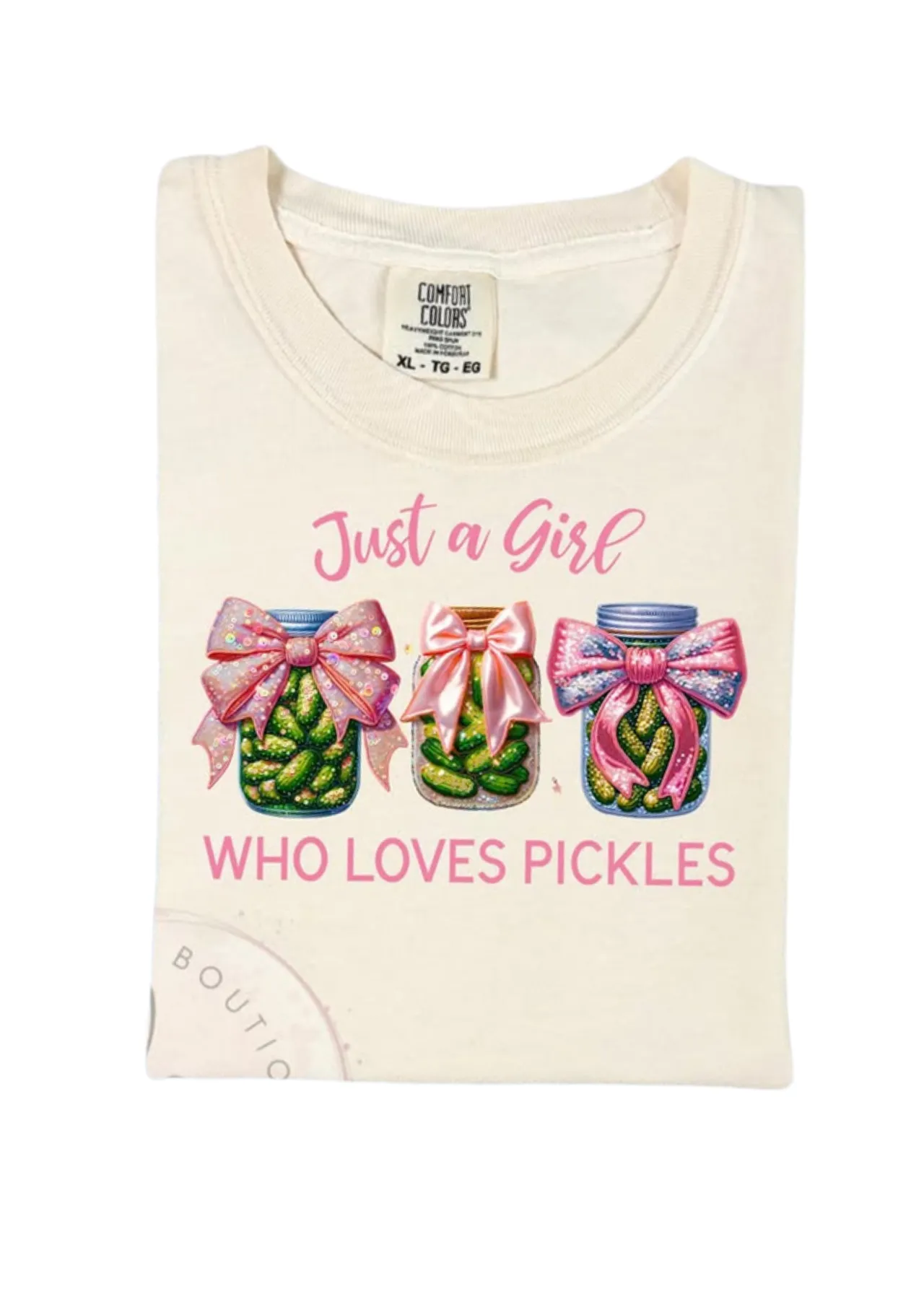 Just A Girl Pickles Tee