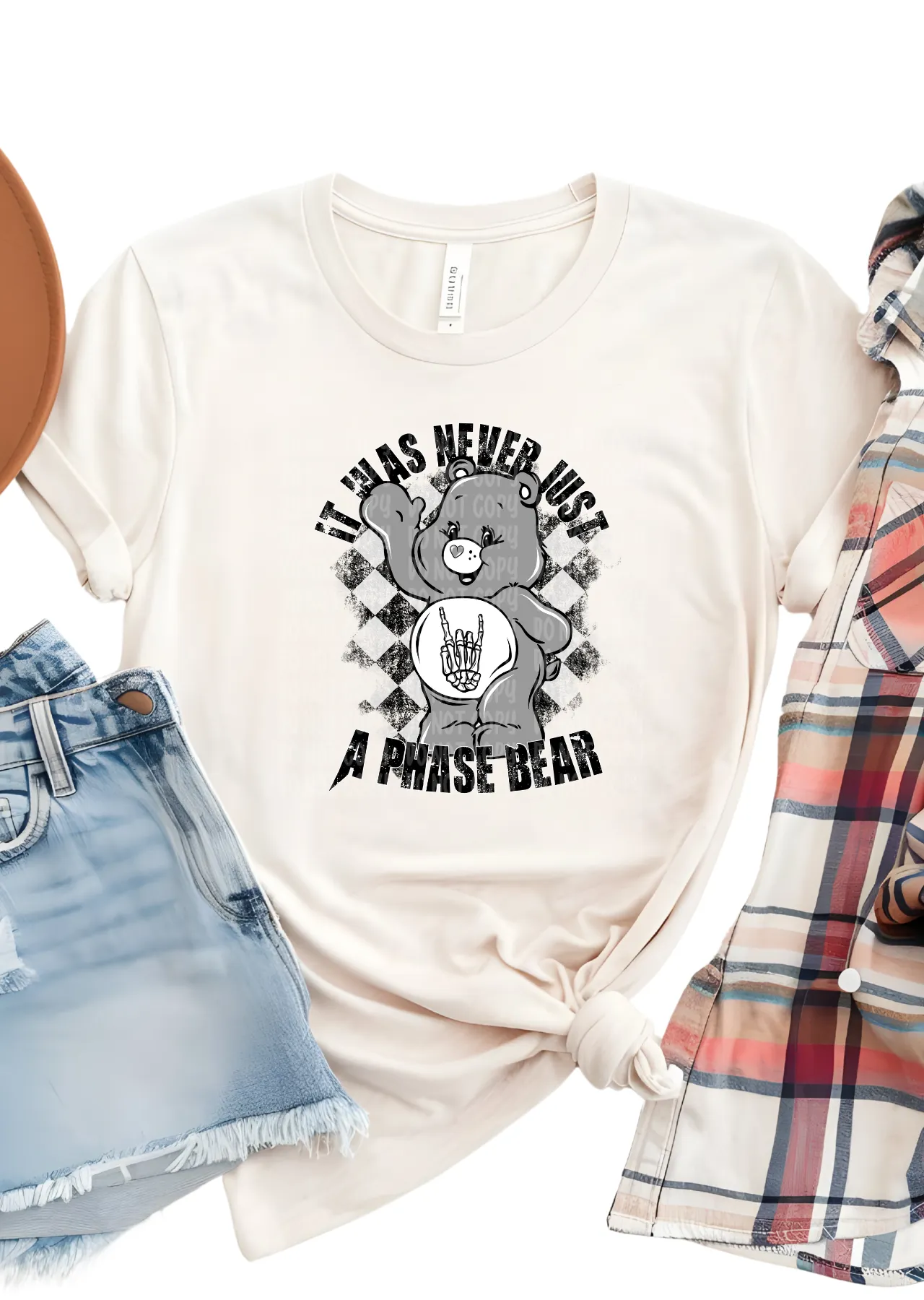 Just A Phase Bear Bella Canvas T-Shirt