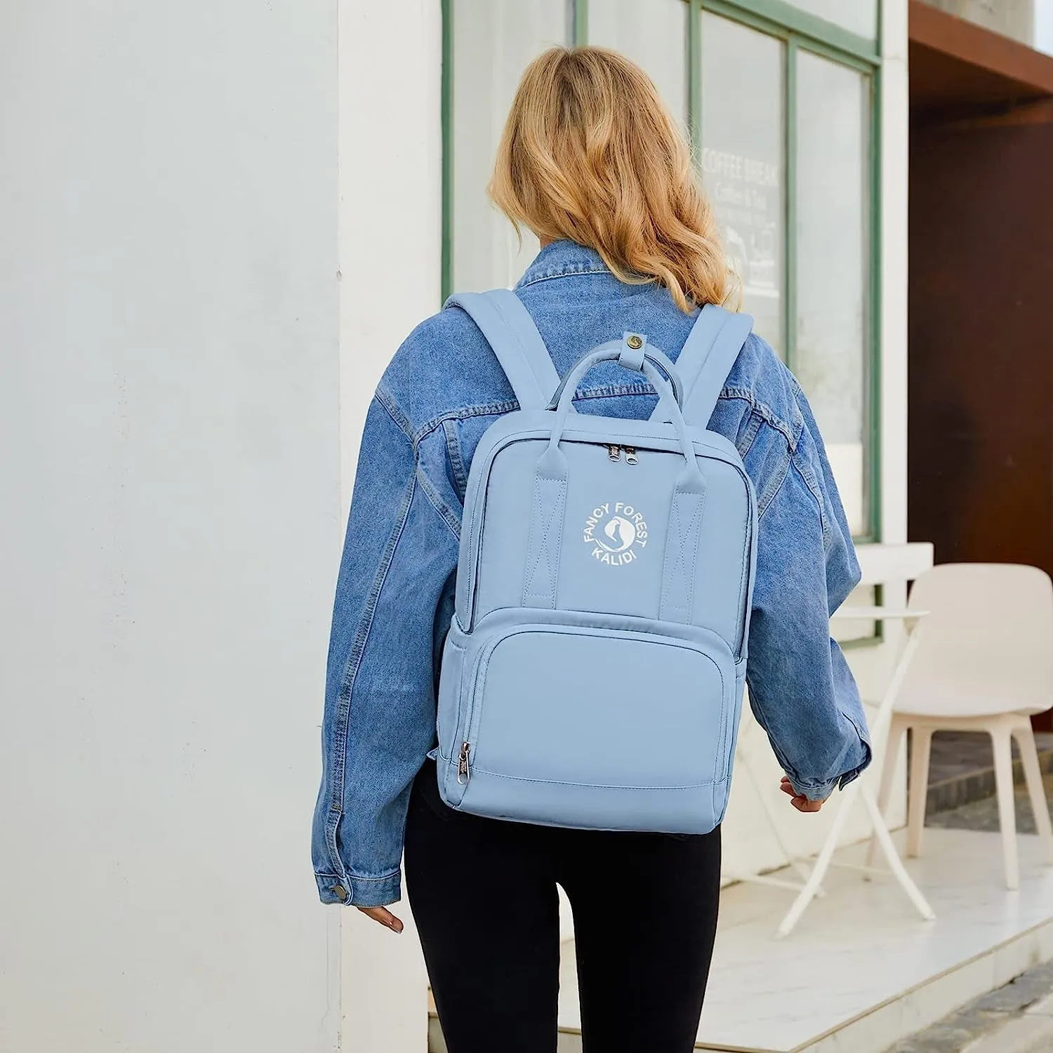 KALIDI Backpack Travel Laptop Backpack for Men Women Vintage College School Computer Backpacks Bag Fit 17 Inch Laptop