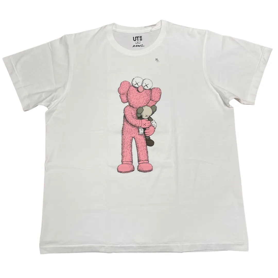 KAWS x Uniqlo Pink BFF Tee
