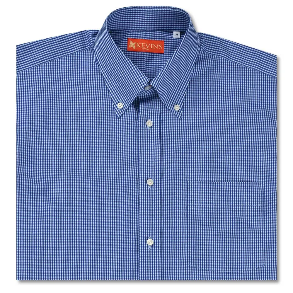 Kevin's Finest 100% Cotton Blue Gingham
