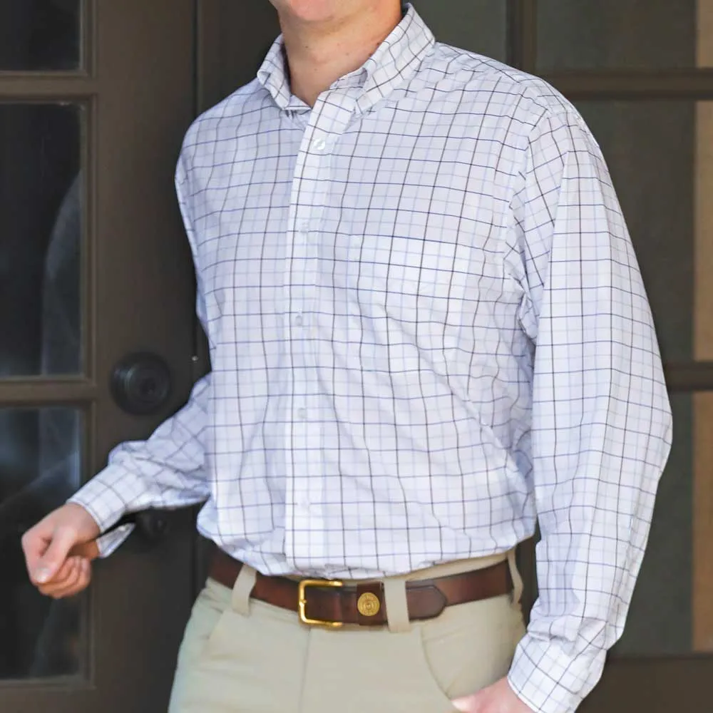 Kevin's Tattersall Performance Long Sleeve Dress Shirt