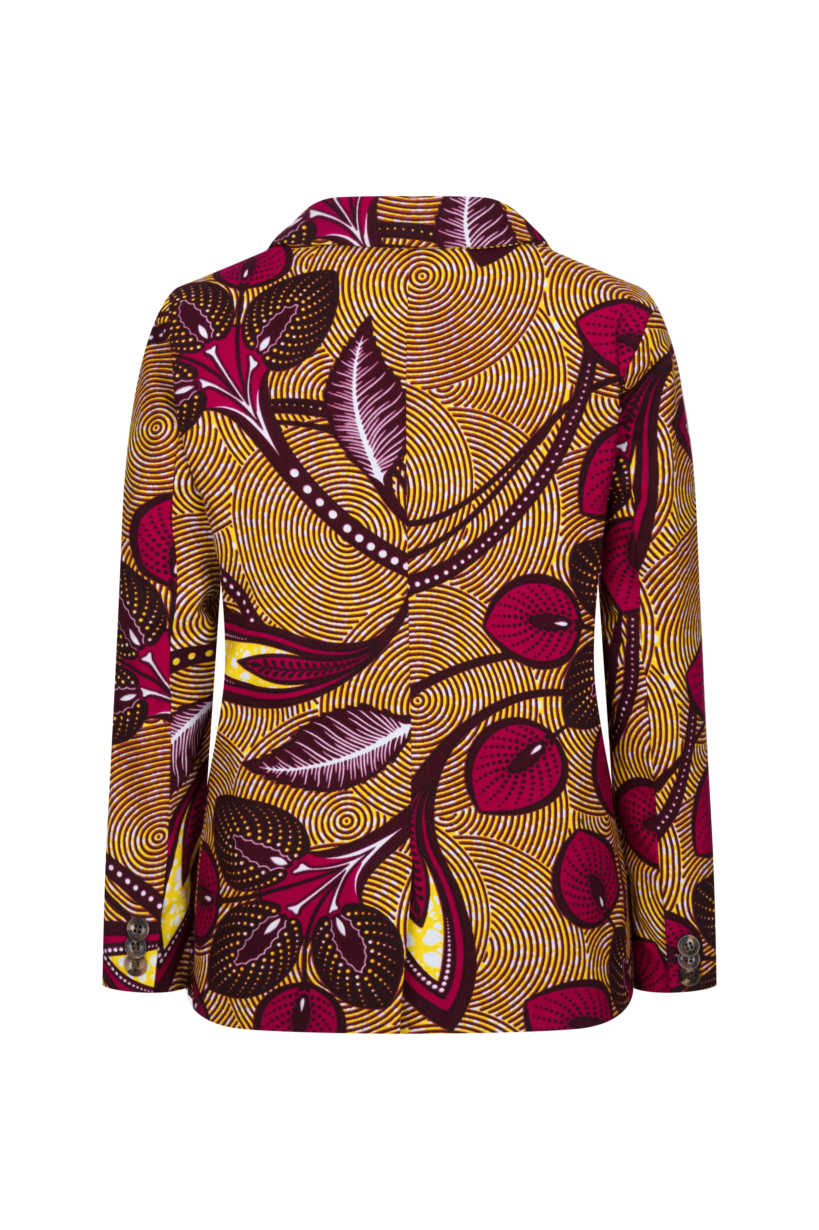 Kids Unisex Suit Set- 'Wine Floral'