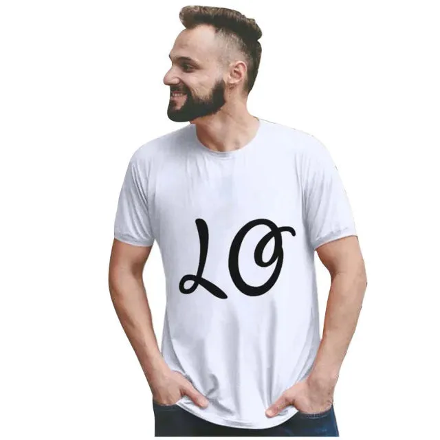 King Queen Couples T Shirt Combination Love Print Couple Tshirt