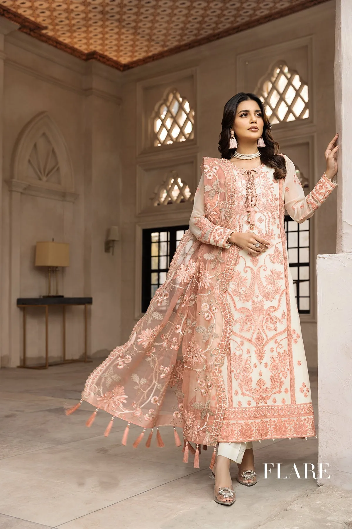 Lale  | Alizeh Fashion Muhtesem Festive Collection 2022 | Unstitched Embroidered Chiffon Suits