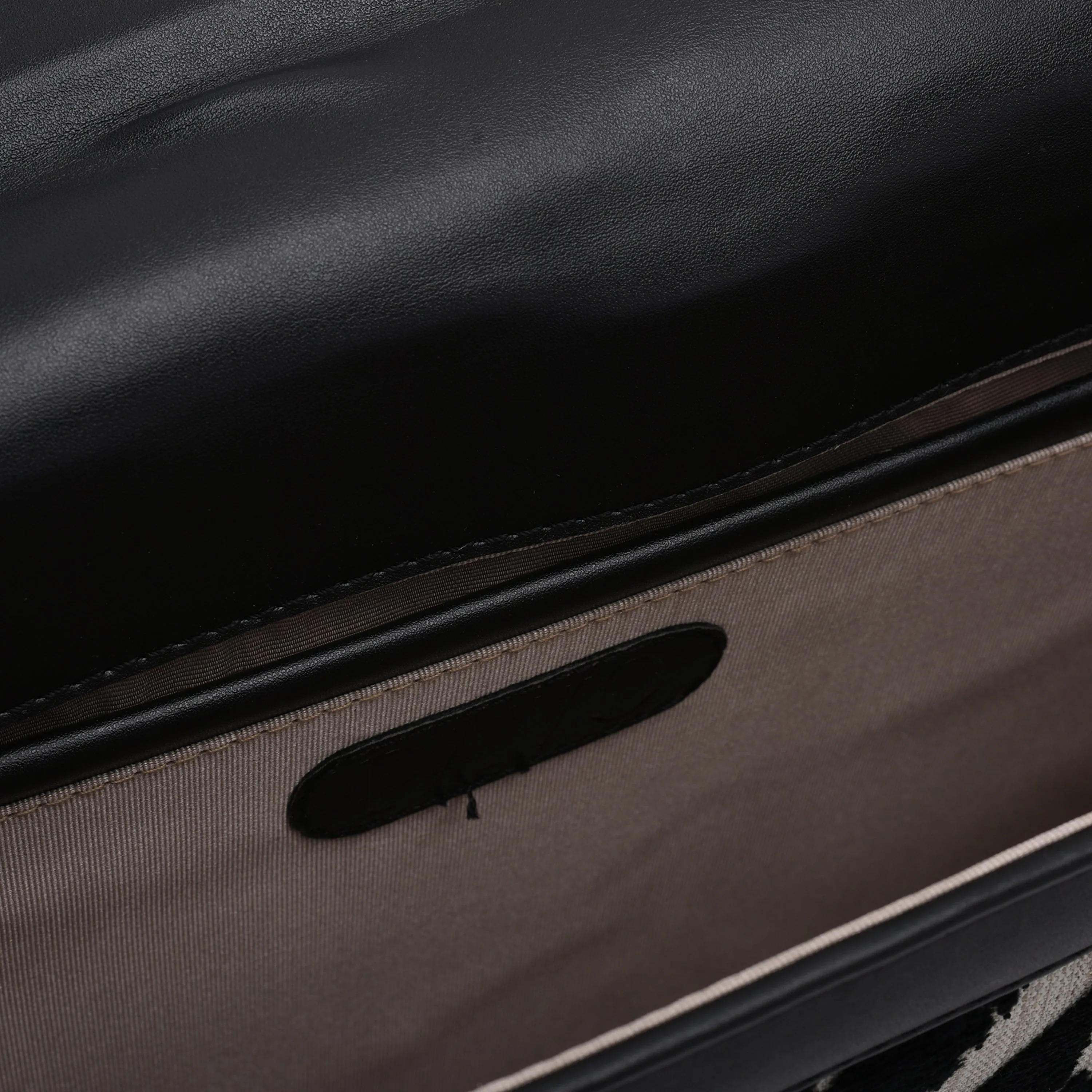 Laptop Bag/Sleeve Black with black and white colour Fabric - Code 106