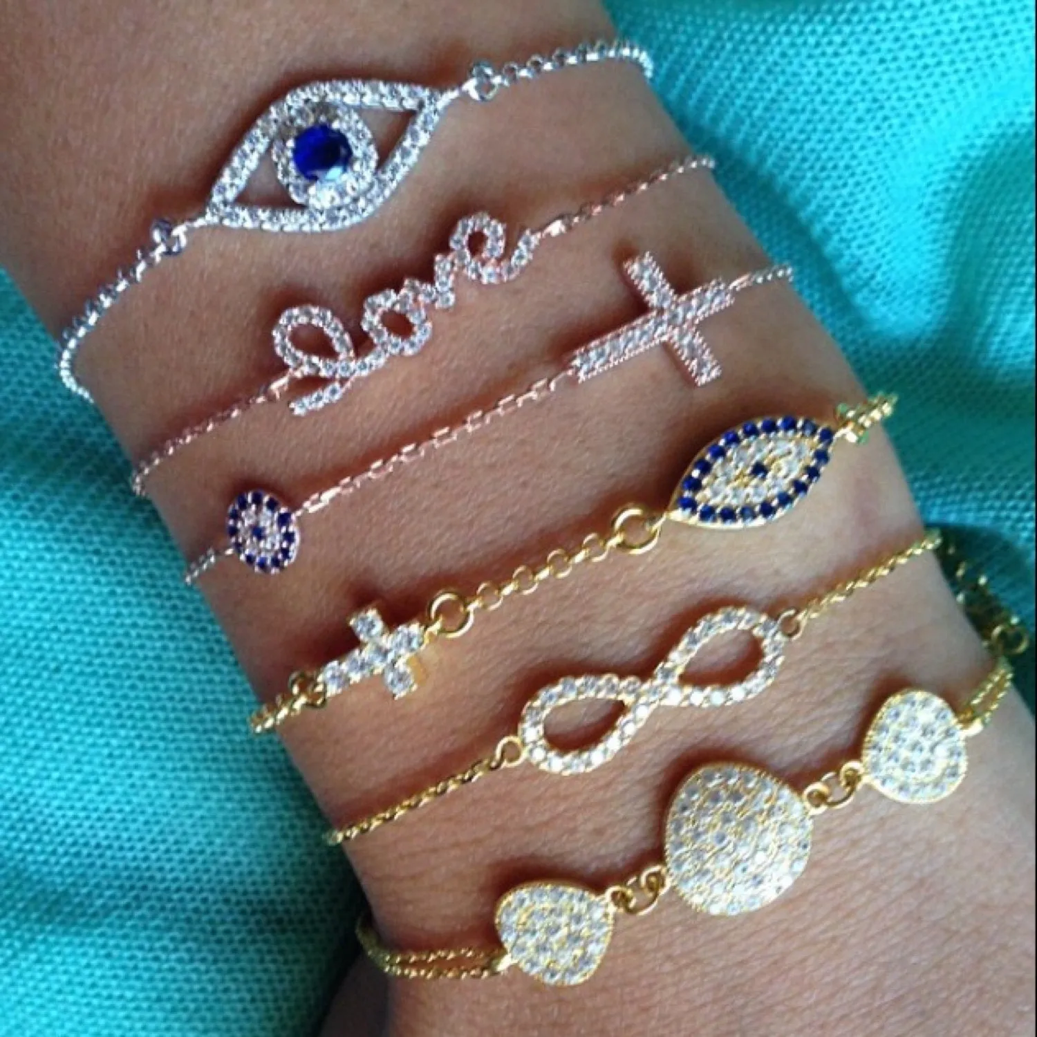 Large Infinity Bracelet
