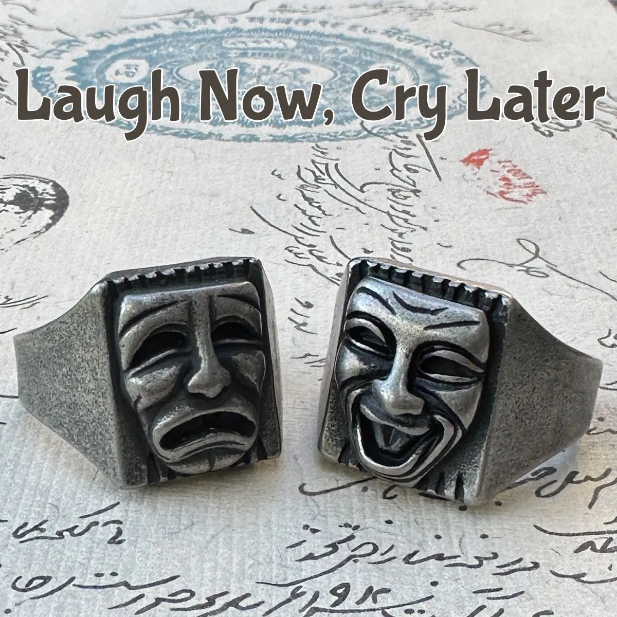 Laugh Now, Cry Later Rings (sold separate)