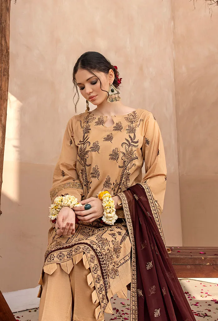 LD-04 | Humdum Laadli Lawn Collection | Unstitched Embroidered Lawn Suits