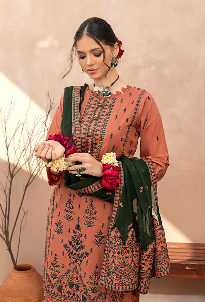LD-09 | Humdum Laadli Lawn Collection | Unstitched Embroidered Lawn Suits