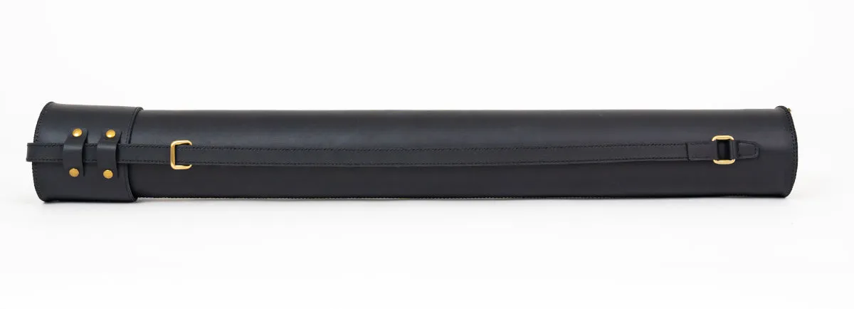 Leather Drawing Tube for Architects - 32 inches - 83cm - Blueprint Case
