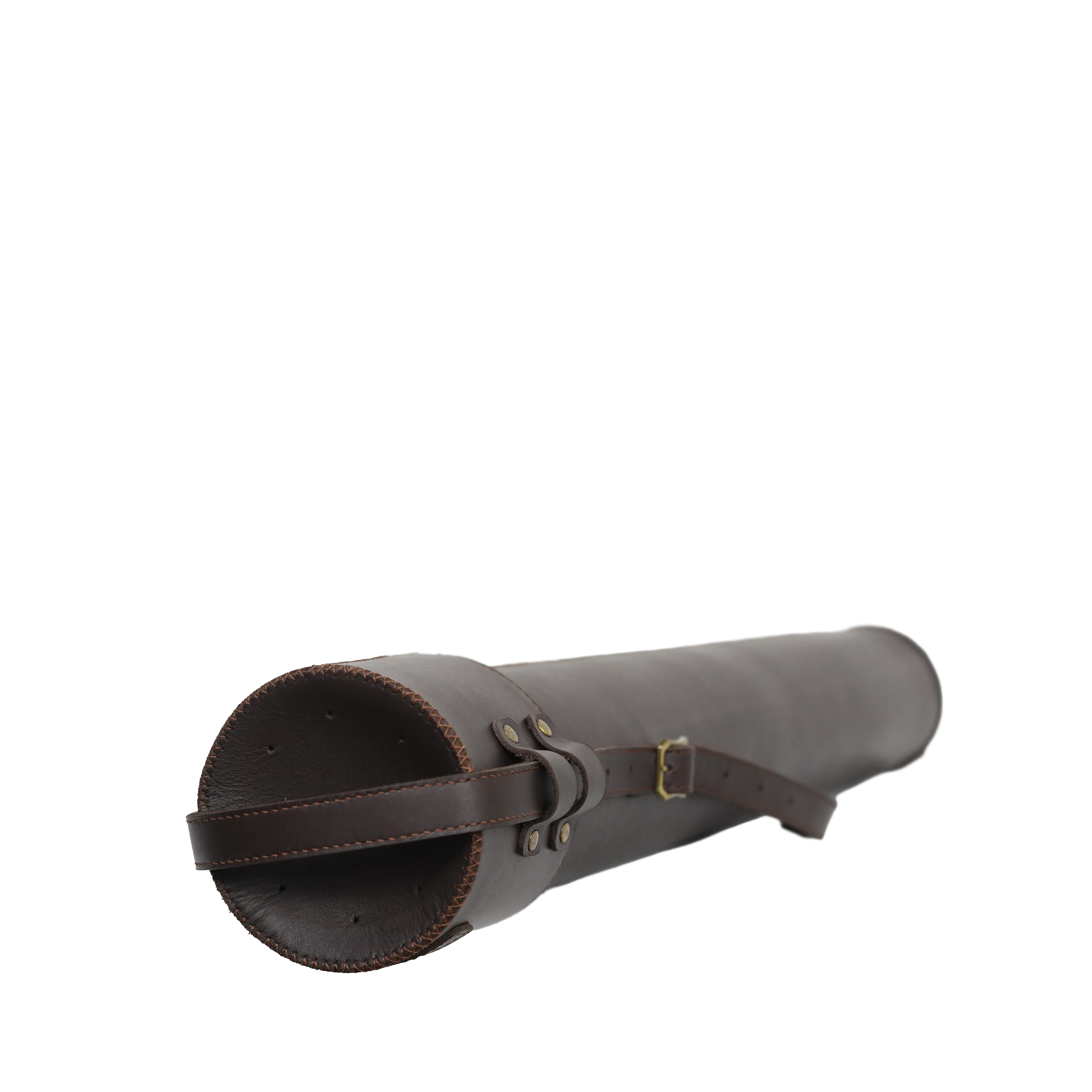 Leather Drawing Tube for Architects - 32 inches - 83cm - Blueprint Case