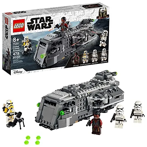 LEGO Star Wars: The Mandalorian Imperial Armored Marauder 75311 Awesome Toy Building Kit for Kids with Greef Karga and Stormtroopers; New 2021 (478 Pieces)