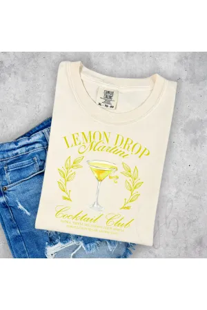 Lemon Drop Cocktail Club Comfort Colors T-Shirt
