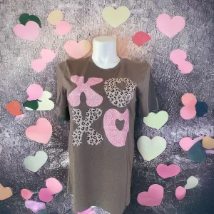 Leopard XOXO Tee